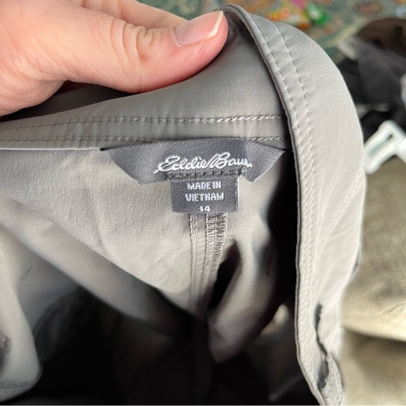 Eddie Bauer Short Women's 14 Cargo Pocket Gorpcore Nylon Quick Dry Hiking - Picture 8 of 11